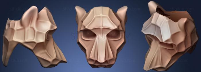 3D model Low Poly Dog Ring (STL)